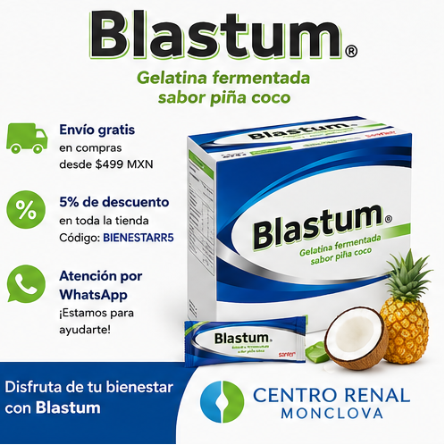 Blastum Gel Simbiótica 17gr. Caja con 28 sobres