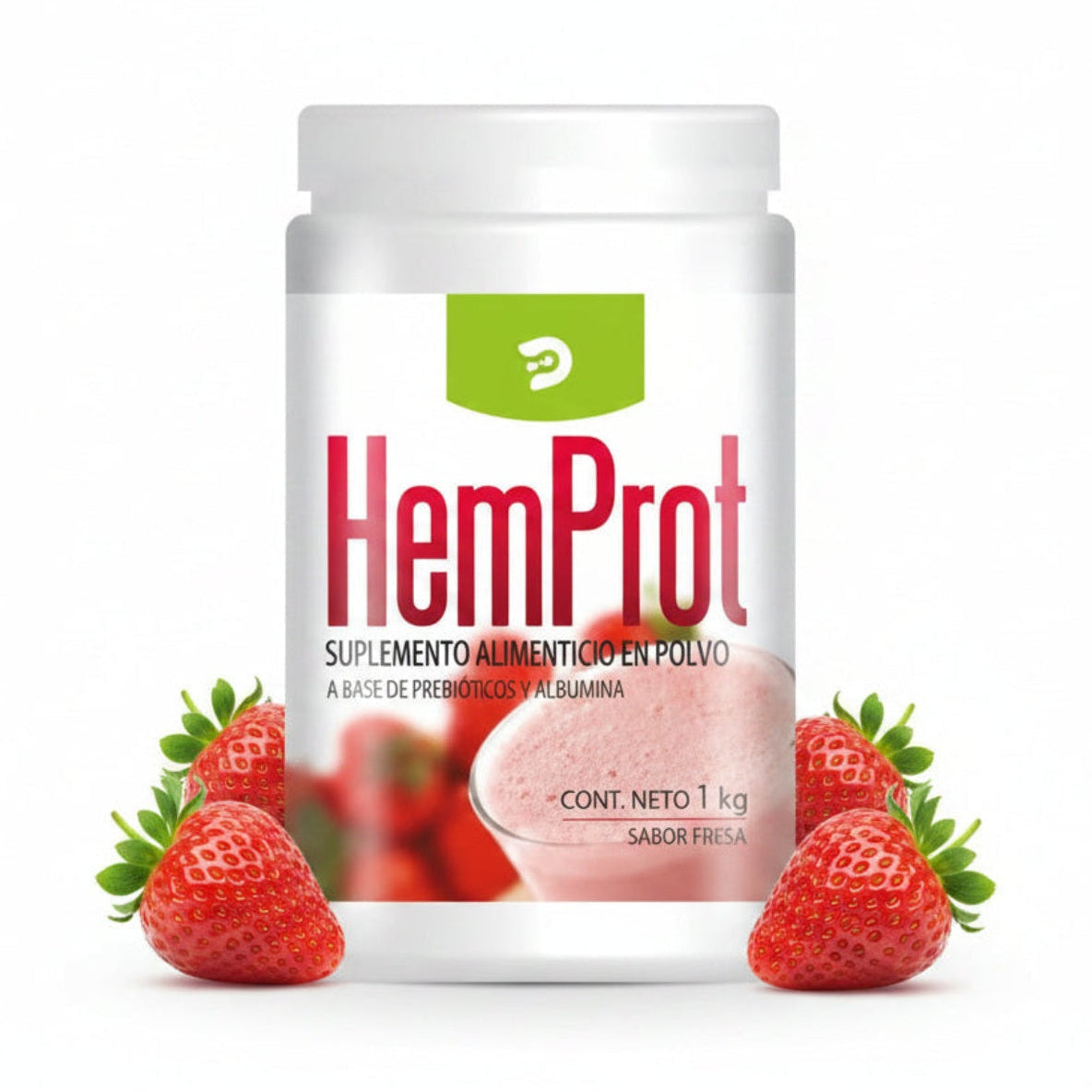 Hemprot Sabor Fresa 1 kg. Desacaf biotec