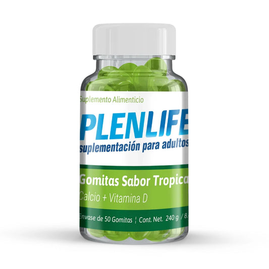Plenlife Gomitas Frutos Tropicales. Suplemento alimenticio. 50 gomitas