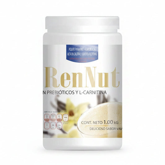 Malteada En Polvo Rennut Sabor Vainilla 1kg. Desacf biotec