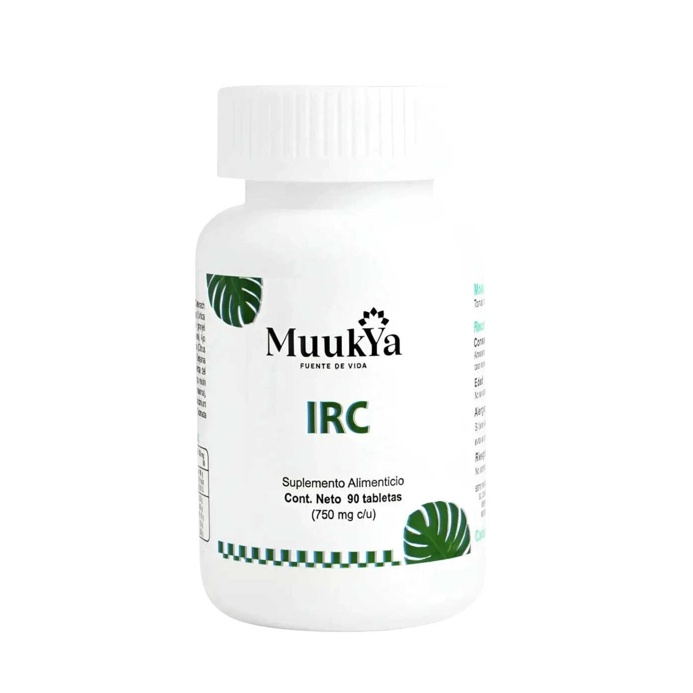 Suplemento Natural Muukya IRC 90c. 750mg.