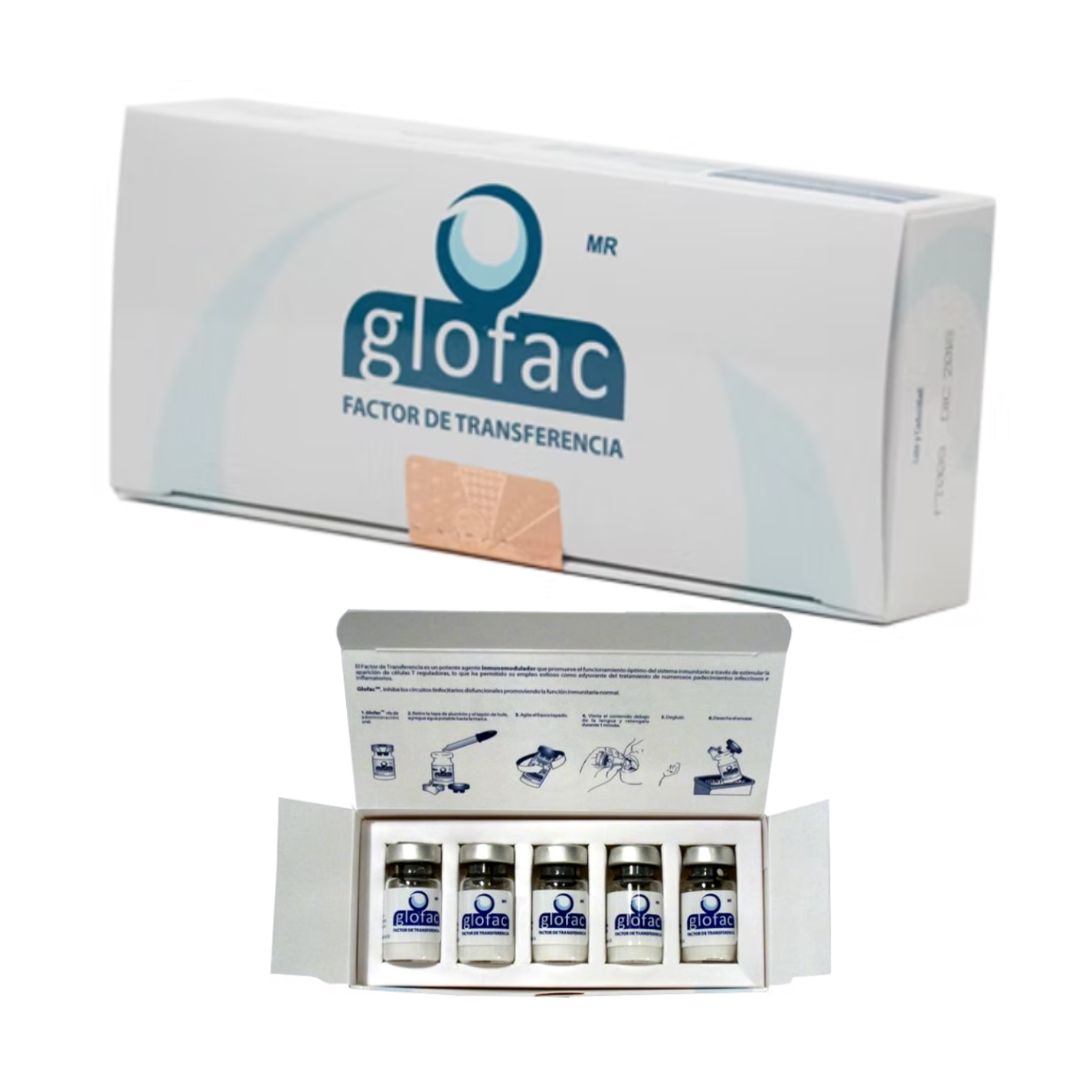 Glofac Factor De Transferencia caja C/5 amp Pharma Box