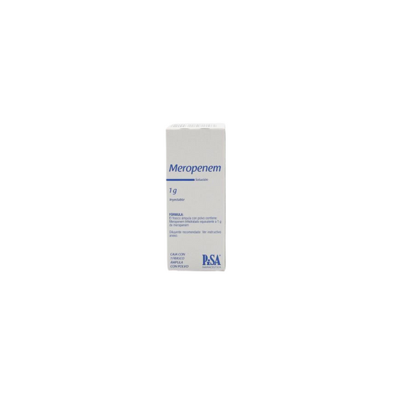 Meropenem 1 Gr. Frasco ampula KIT  5 FRASCOS