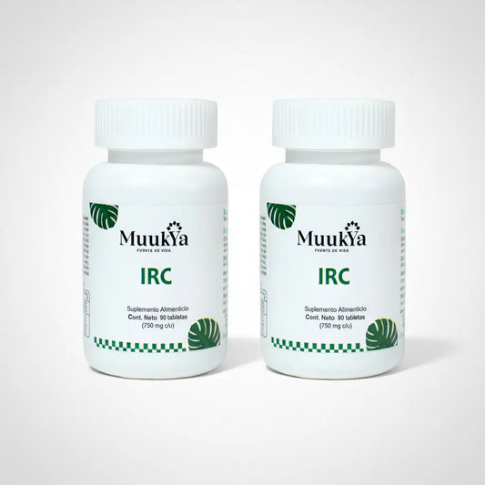 Muukya IRC 90c. 750mg. Kit de 2 Piezas. Suplemento natural.