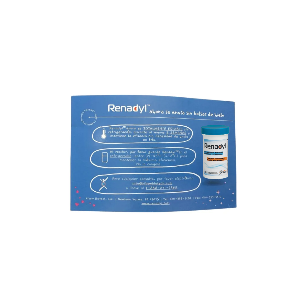 Renadyl Kibow Biotech 60 capsulas
