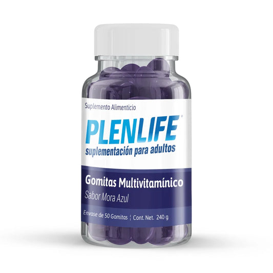 Plenlife Gomitas Sabor Mora. Suplemento alimenticio. 50 gomitas