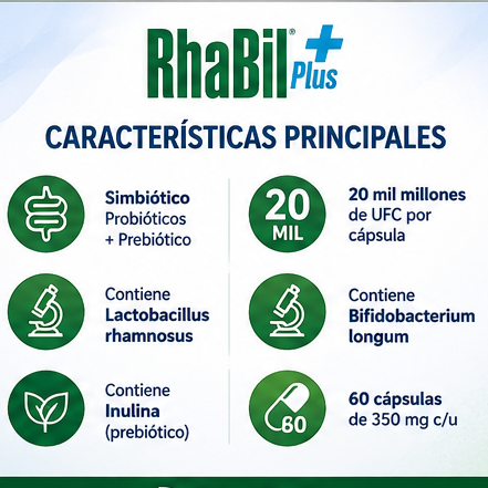 Rhabil plus Desacaf biotec 60 capsulas