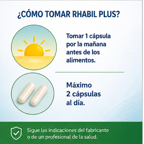 Rhabil plus Desacaf biotec 60 capsulas
