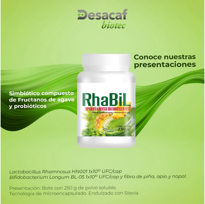 Rhabil Jugo Simbiotico  250 gr. Desacaf biotec