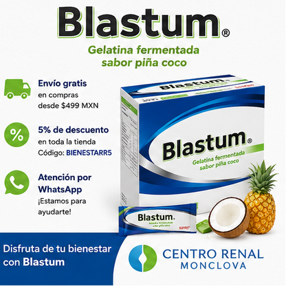 Blastum Gel Simbiótica 17gr. Caja con 28 sobres