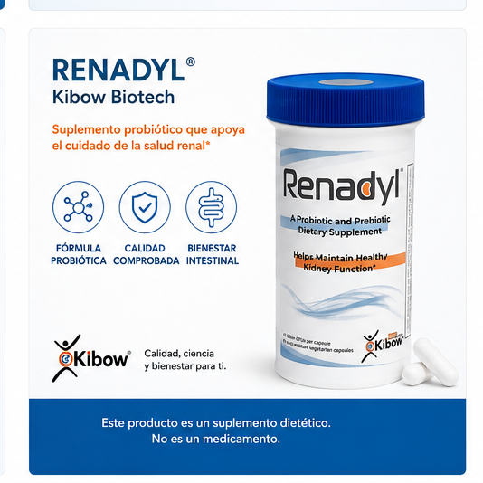 Renadyl 60 Capsulas Kibow Biotech.