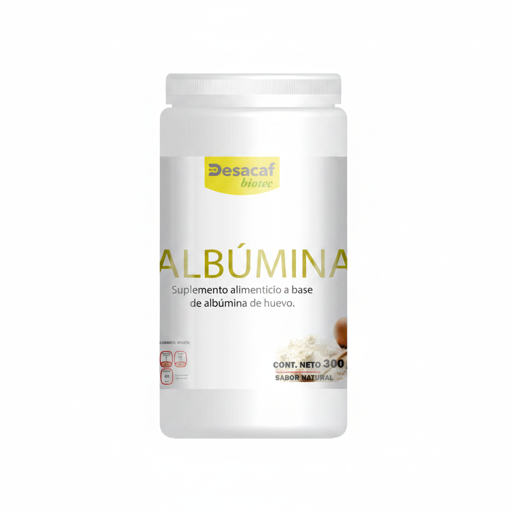 Suplemento Albúmina De Huevo 300 gr. Desacaf biotec